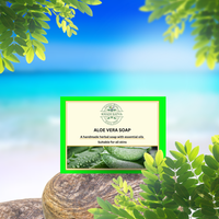 Aloe Vera Soap by Khadi Satva – Gentle Herbal Cleanse with Soothing Aloe