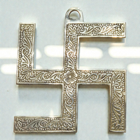 Pure Brass Swastik with (Bail) Design – Auspicious Wall Hanging for Home & Office Vastu