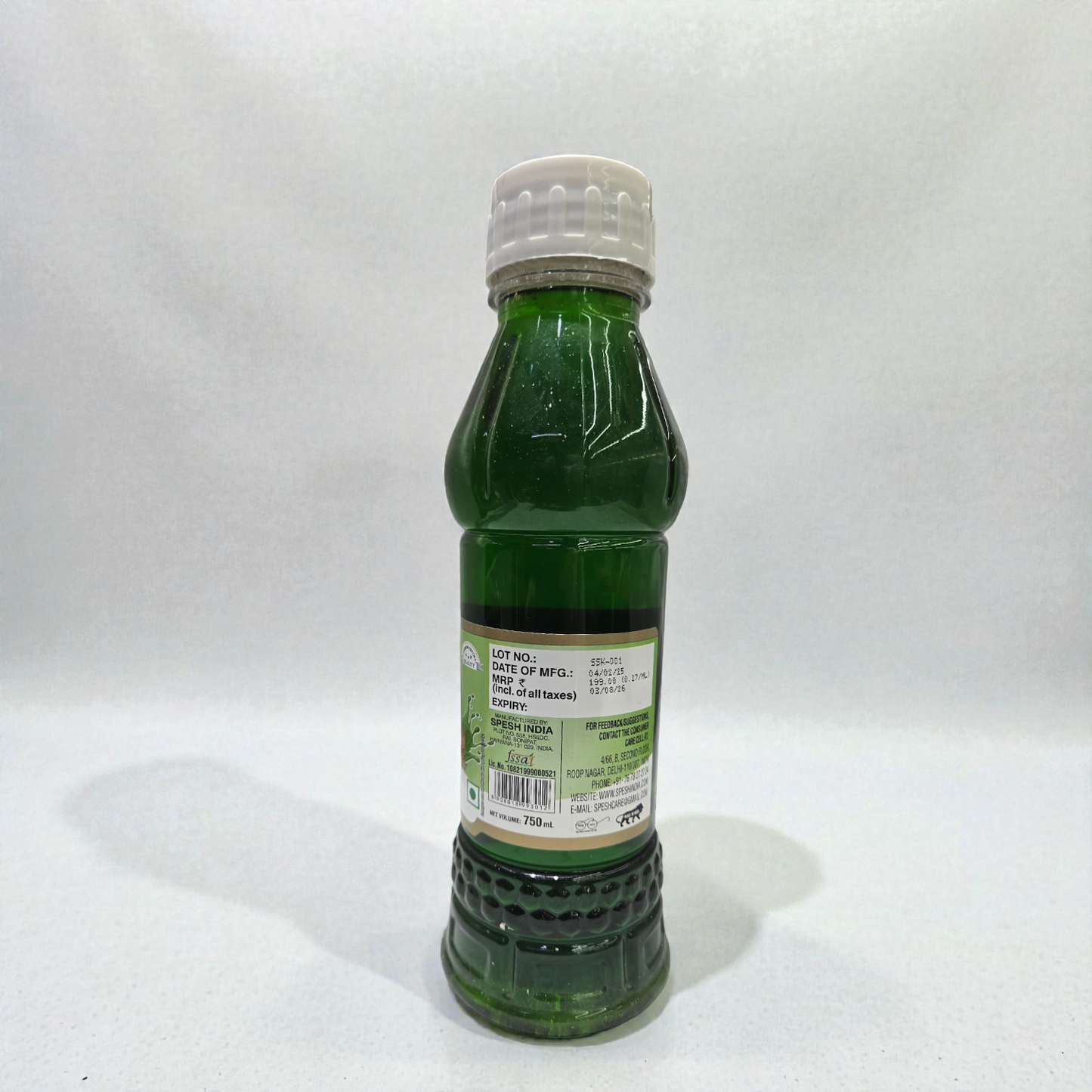 Spesh Shahi Khus Sharbat - Premium Vetiver Syrup | Enriched with Silver Leaves for Summer Cooling