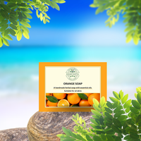 Orange Soap by Khadi Satva – Citrus Fresh Herbal Cleanser for Radiant Skin