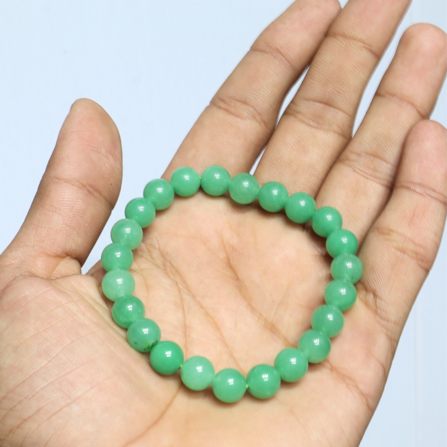 Green Aventurine Bracelet – Natural Luck & Prosperity Crystal