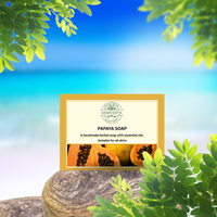 Papaya Soap by Khadi Satva – Natural Fruit Enzyme Cleanser for Radiant Skin