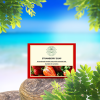 Khadi Satva Strawberry Soap – Fresh & Fruity Cleansing Bar (125g)