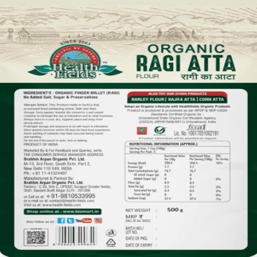 Organic Ragi Flour