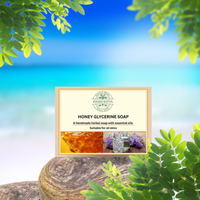 Khadi Satva Honey Glycerine Soap – Moisturizing & Gentle Herbal Bar (125g)