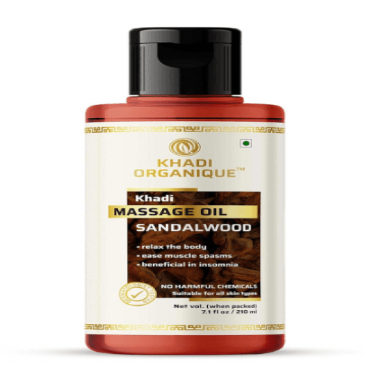 Khadi Organique Sandalwood Massage Oil