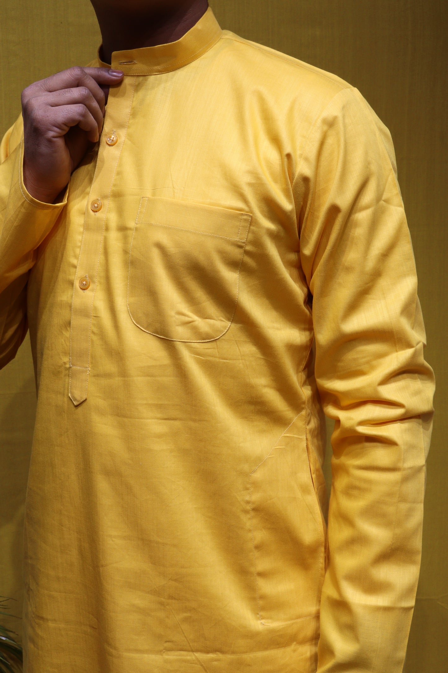 Khadi Cotton Kurta Full Sleeve – Pure Handwoven Cotton Traditional Wear