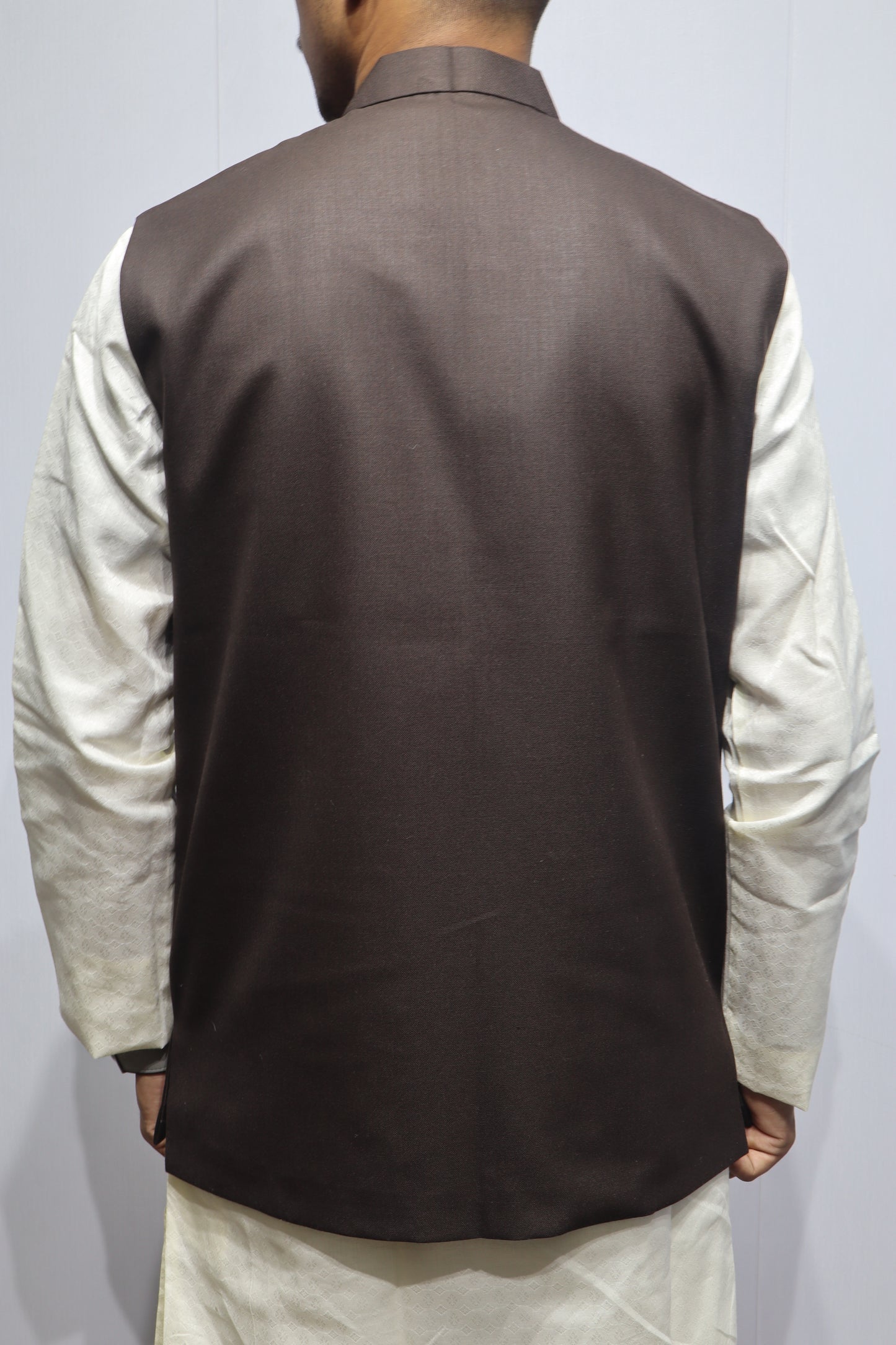 Men’s Classic Black Cotton Nehru Jacket – Timeless Ethnic & Formal Wear