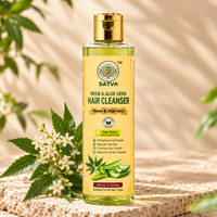 SATVA Neem & Aloe Vera Hair Cleanser โ SLS & Paraben Free, 210ml