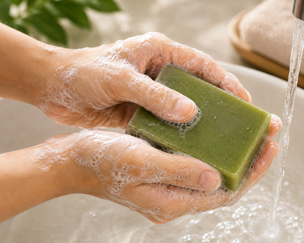 Satva Herbal Neem Tulsi Bath Soap Natural Skin Care