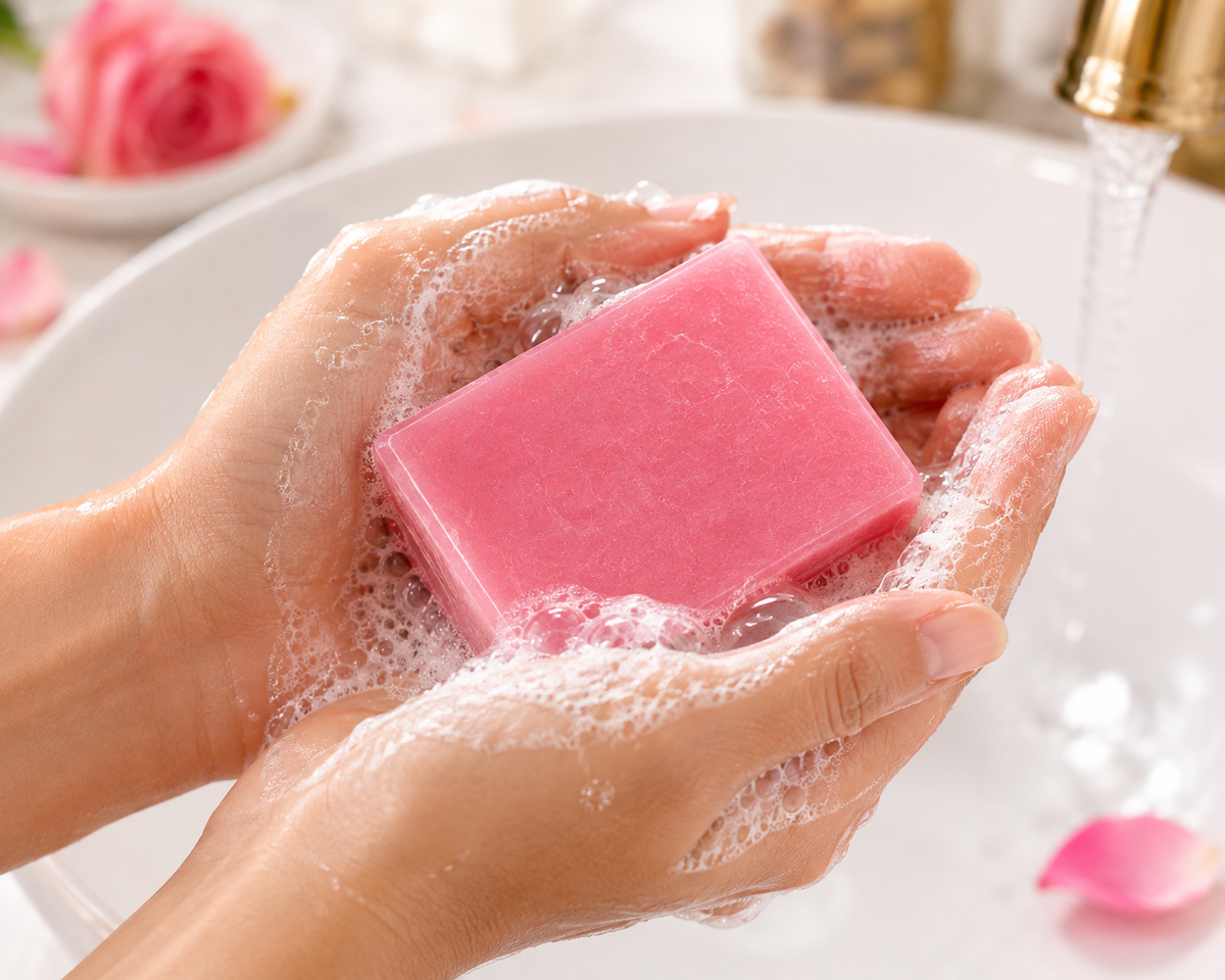 Satva Herbal Rose Water Bath Soap Natural Skin Care