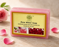 Satva Rose Water Soap | Handmade Herbal Bath Soap with Rose Water | 125g