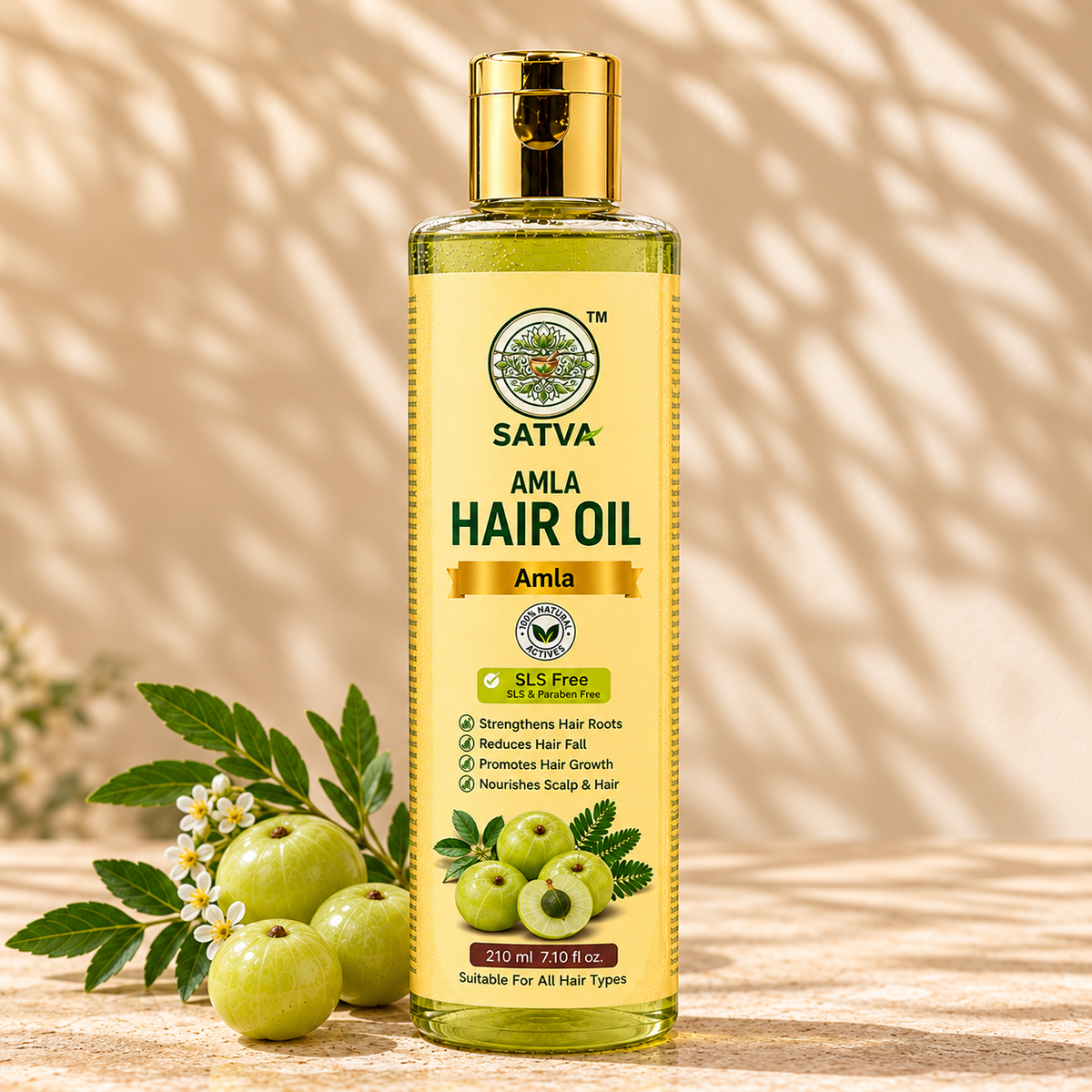 SATVA Amla Hair Oil 210ml Product Image