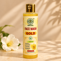 SATVA Gold Face Wash โ Gold Extract, SLS & Paraben Free, 210ml