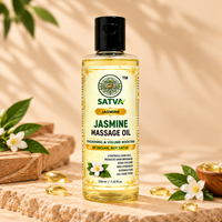 SATVA Jasmine Body Massage Oil โ Relaxing & Nourishing Massage Care, 210ml