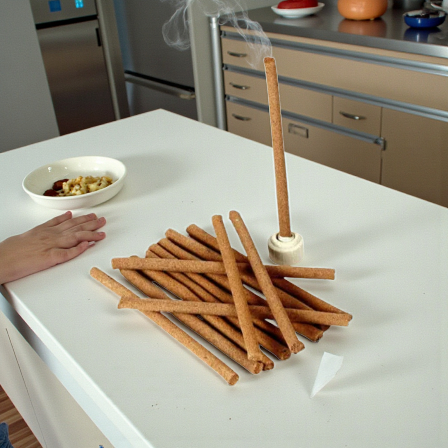 Dhoop Sticks 180g (Special Edition) – Premium Bamboo-less Incense for Pooja, Meditation & Home Fragrance – Long Lasting 'Daily Deo' Scent with Holder