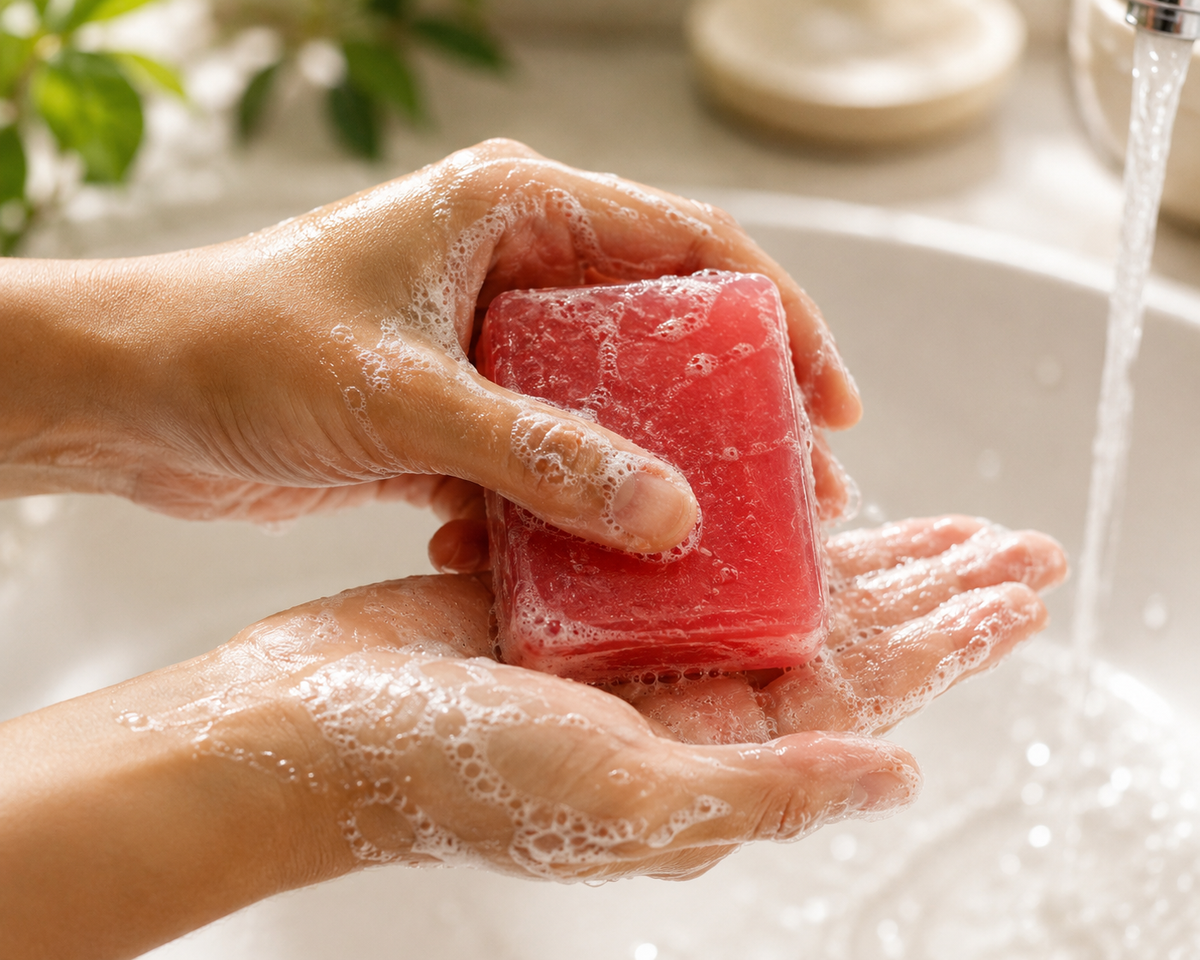 Satva Herbal Watermelon Bath Soap Natural Skin Care
