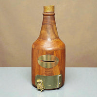 Bottle Shape Classic Money Bank | Decorative Coin & Cash Saving Box | Reusable Money Bank for Kids & Adults | Home Decor Piggy Bank | Size 4.5 x 6 Inch