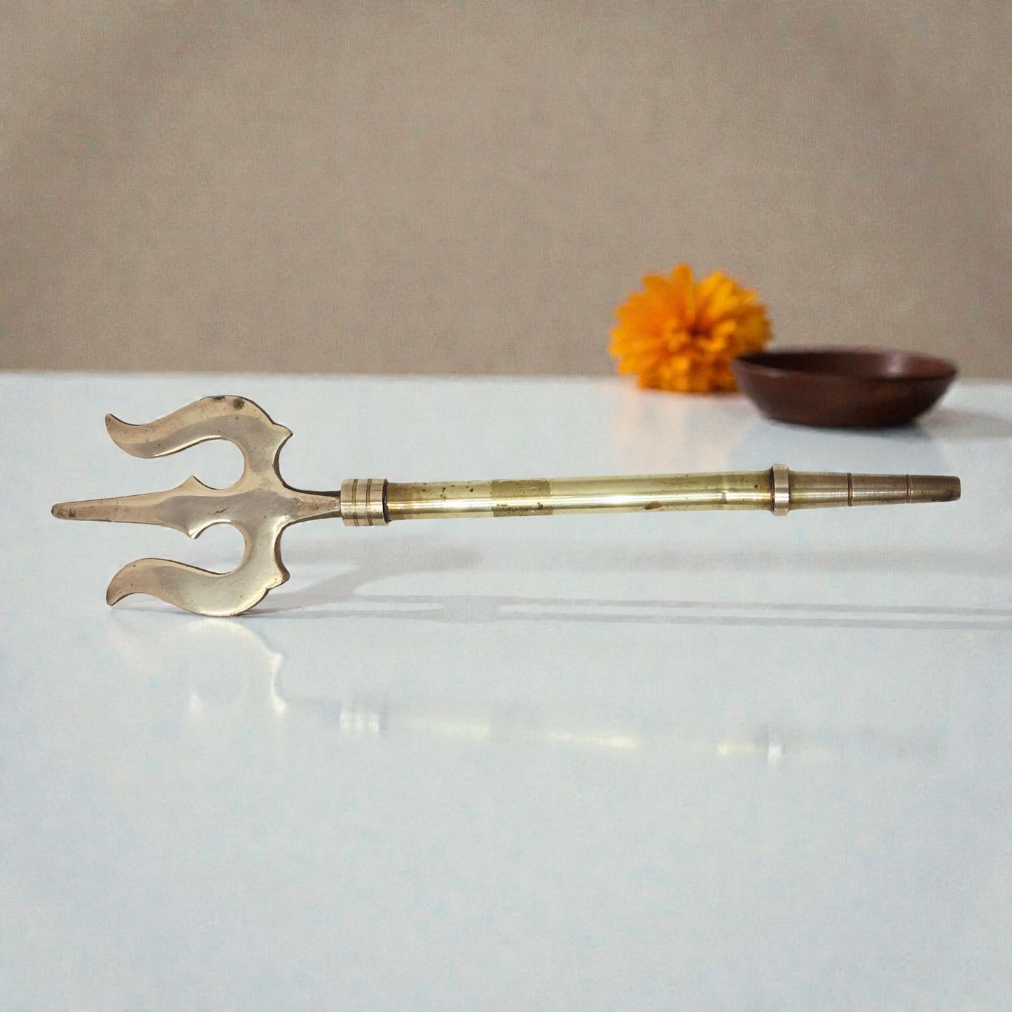 Exotic India Art Lord Shiva Trishul 11.7in