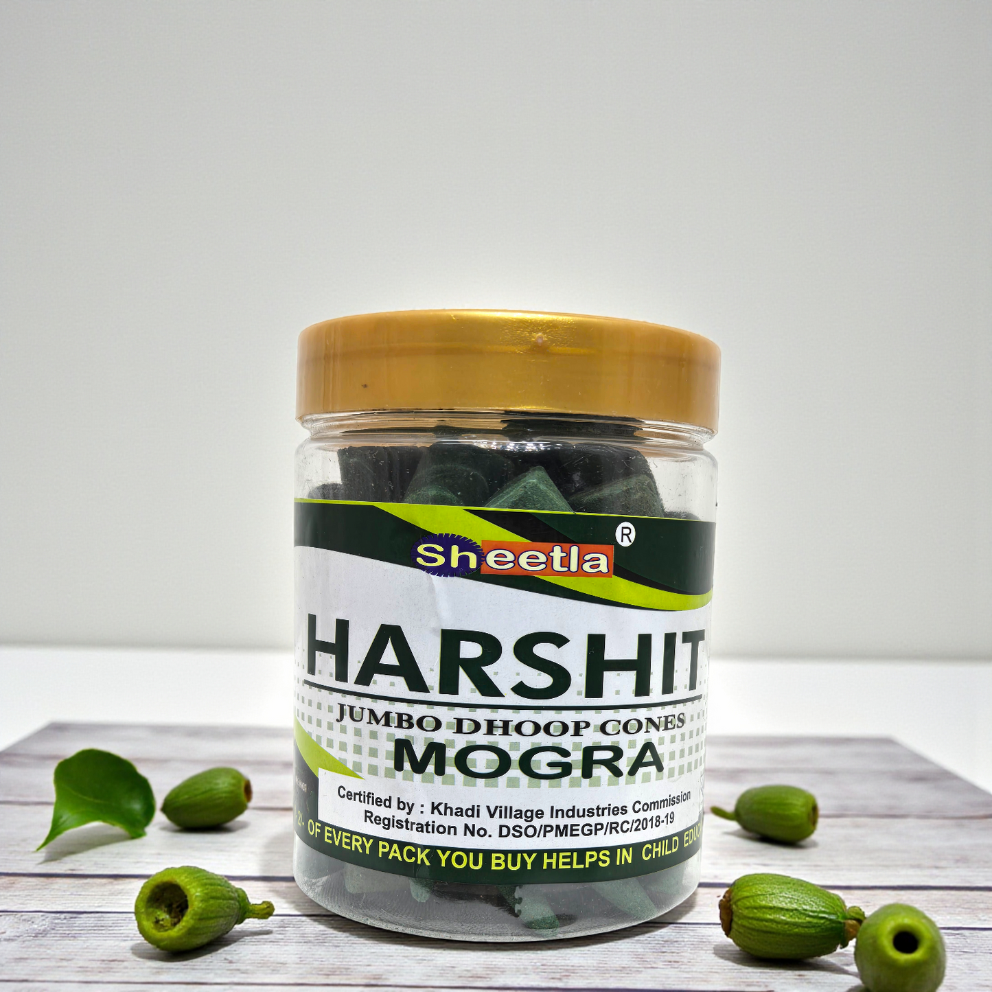 Khadi Handcrafted Mogra Dhoop Cones (Jumbo Size)