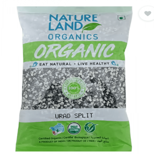 Natureland Organics Black Urad Dal (Split)