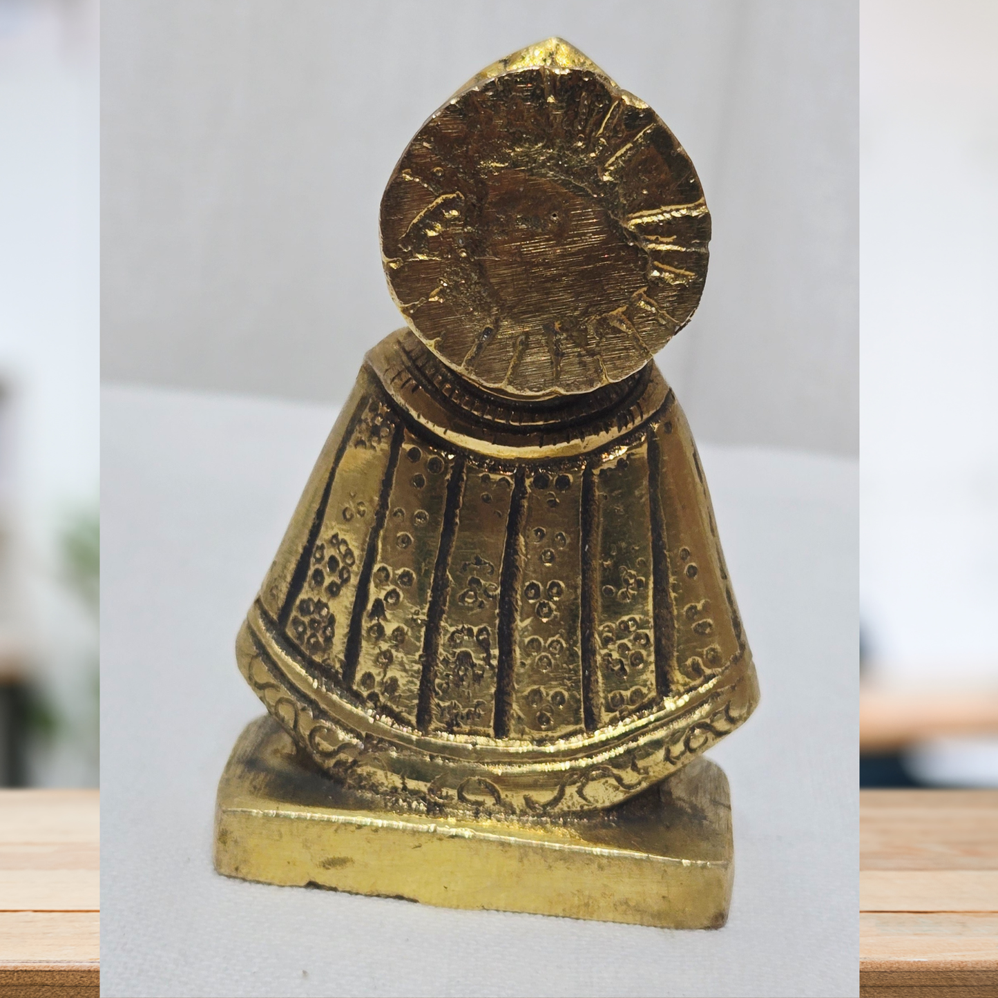 Pure Brass Khatu Shyam Ji Idol – Divine Shyam Baba Statue for Home Temple & Puja