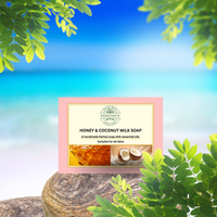 Honey & Coconut Milk Soap by Khadi Satva – Nourishing & Moisturizing Herbal Cleanser