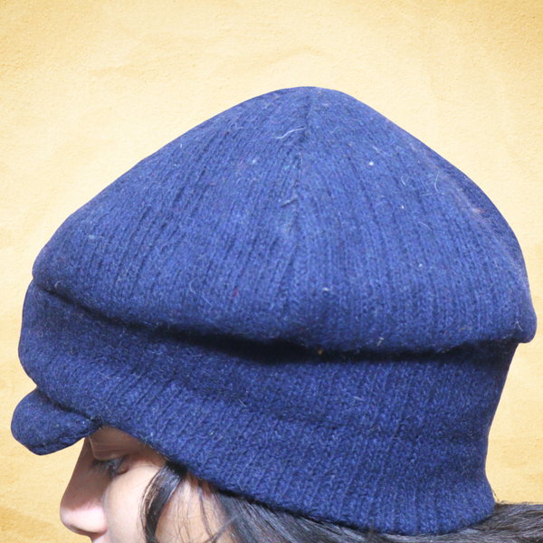 Premium Woolen Beret Cap for Men & Women – Classic Solid Knit Winter Hat for Cold Weather Protection