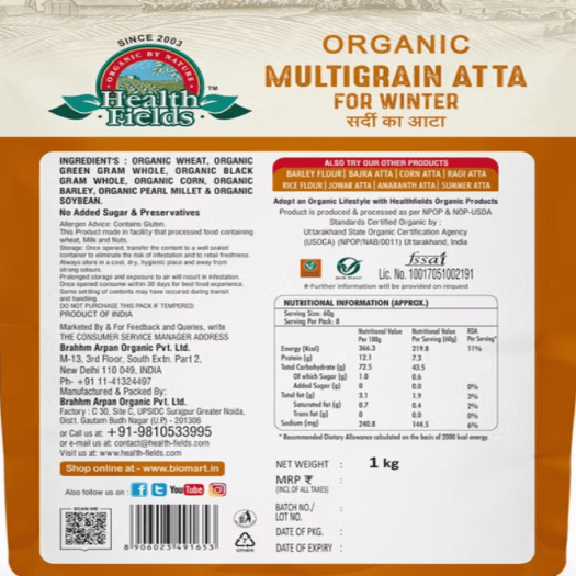 Organic Multigrain Atta