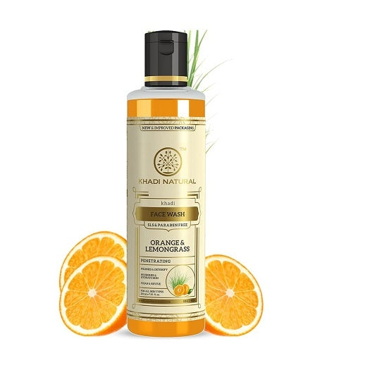 Khadi Natural Orange & Lemongrass Herbal Face Wash
