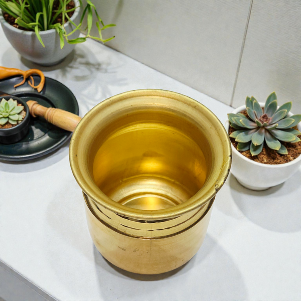 Premium Copper Puja Lota – Handcrafted Traditional Kalash for Rituals