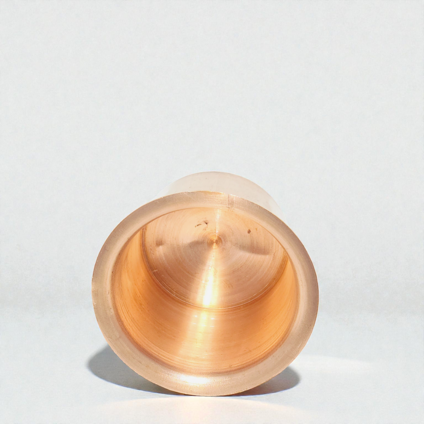 Adhunik Swadeshi Pure Copper Puja Glass – Handcrafted Acharmani Glass for Rituals