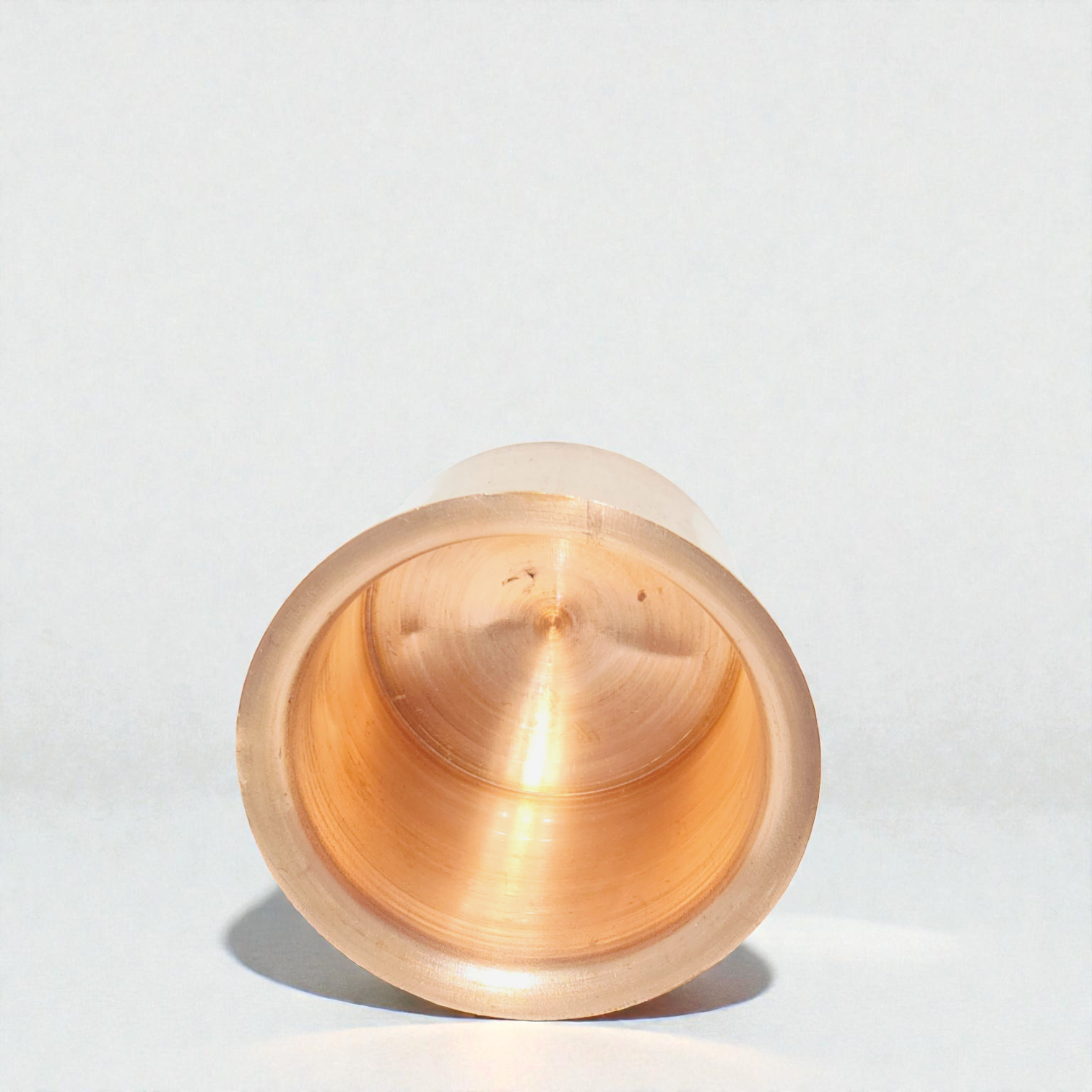 Adhunik Swadeshi Pure Copper Puja Glass – Handcrafted Acharmani Glass for Rituals