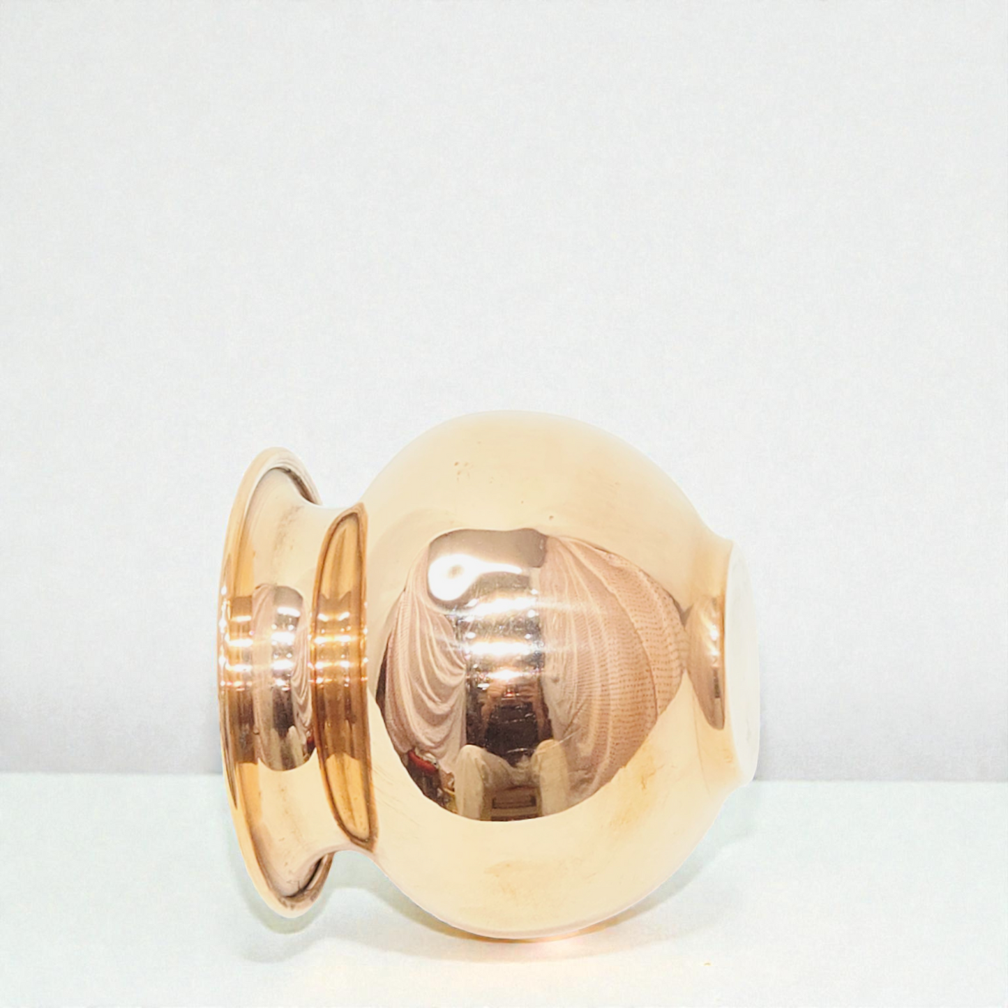 Traditional Pure Copper Puja Lota – Handcrafted Kalash for Spiritual Rituals