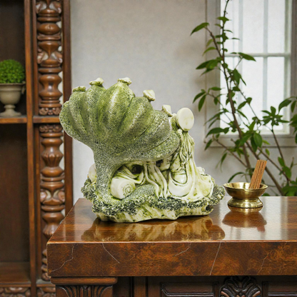 Handcrafted Lord Vishnu and Goddess Lakshmi on Sheshnag Polyresin Idol – Anant Shasya Murti for Vastu, Prosperity & Home Temple