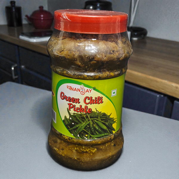 Traditional Green Chilli Pickle – Spicy, Tangy & Authentic Indian Achar