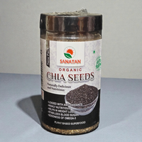 Sanatan Organic Chia Seeds - Premium Plant Based Superfood | High Omega-3 for Weight Loss & Heart Health