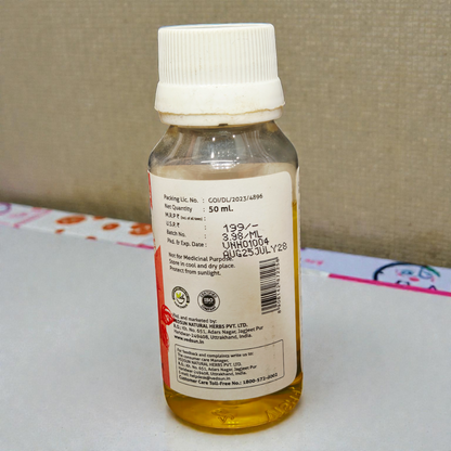 Vedsun Hibiscus Oil (Gudhal Tail) - 100% Pure Natural | For Hair Growth, Shine & Repair - 50ml