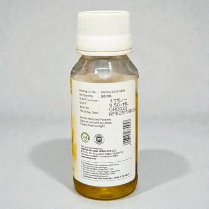 Vedsun Coriander Seeds Oil (Dhaniya Tail) - 100% Pure Natural Oil | For Hair Growth & Glowing Skin - 50ml