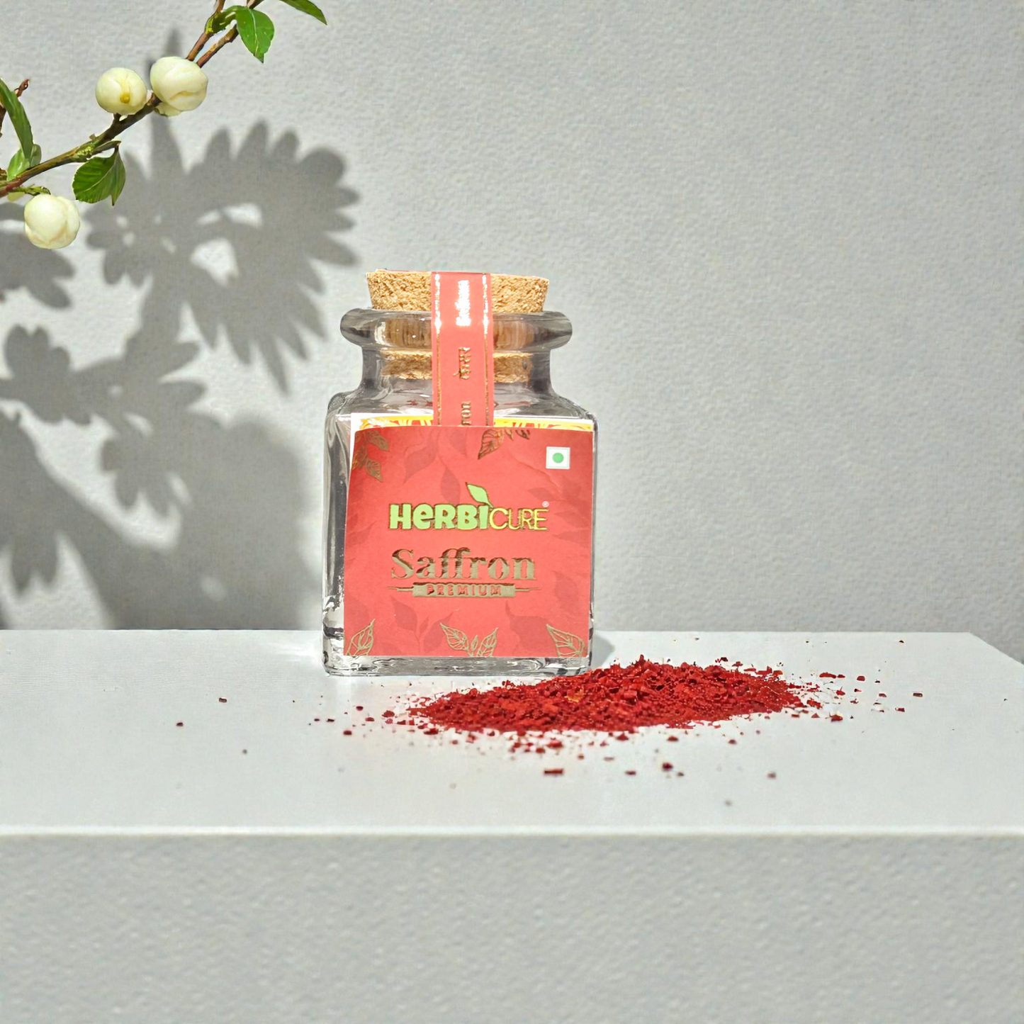 Herbicure Premium Saffron (Kesar) - 100% Pure & Natural | For Pregnancy, Skin Care & Sweets