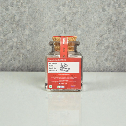 Herbicure Premium Saffron (Kesar) - 100% Pure & Natural | For Pregnancy, Skin Care & Sweets