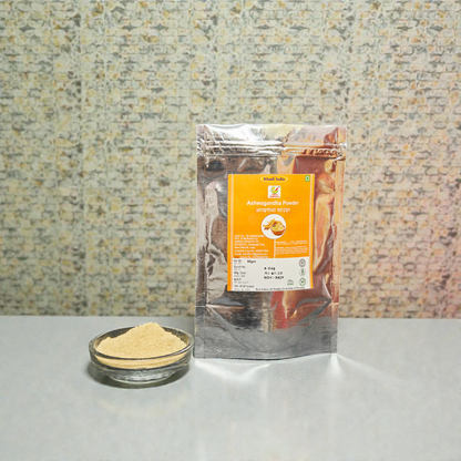 Khadi India Ashwagandha Powder - 100% Natural with Vidhara | For Stress Relief, Muscle Strength & Immunity - 50gm
