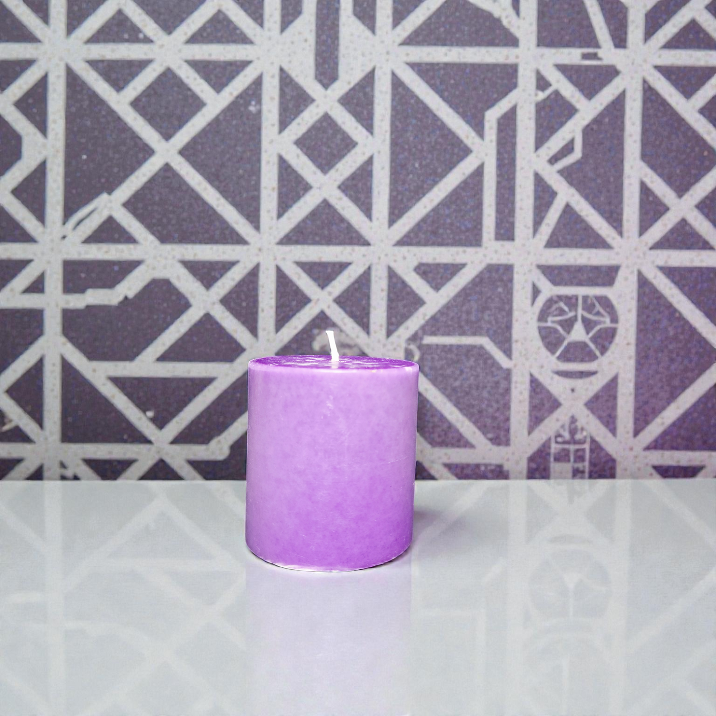 Pearl Odorous Lavender Scented Candle - Soothing Aromatherapy | For Sleep, Stress Relief & Meditation