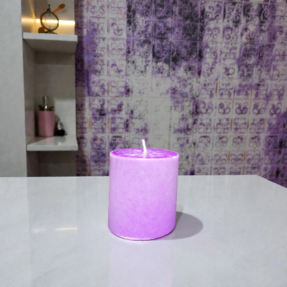 Pearl Odorous Lavender Scented Candle - Soothing Aromatherapy | For Sleep, Stress Relief & Meditation