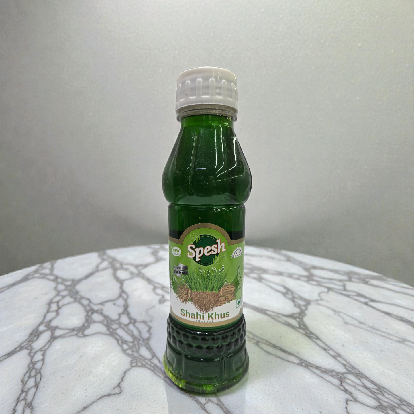 Spesh Shahi Khus Sharbat - Premium Vetiver Syrup | Enriched with Silver Leaves for Summer Cooling