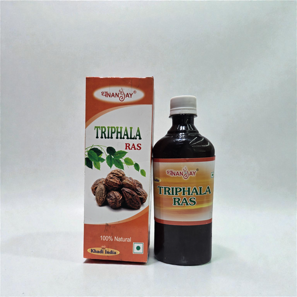 Dhanjay Triphala Ras - 100% Natural Ayurvedic Digestive Tonic | For Constipation & Detox