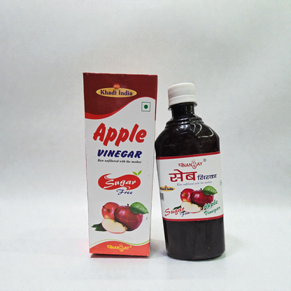 Dhanjay Apple Vinegar (Seb Sirka) - Raw Unfiltered with Mother | Sugar Free & Natural Detox