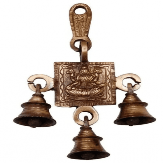 Brass  Lakshmi Bells Wall Hanging