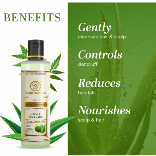 Khadi Natural Neem And Aloevera Cleanser/Shampoo