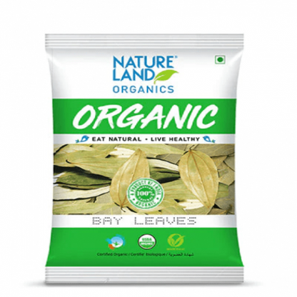 Natureland Organics Bay Leaves 50 gm (Pack of 1)